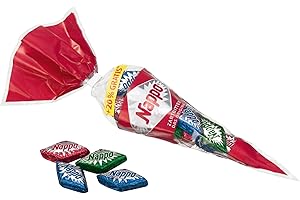 ZAMA4ZINGO Nappo Zartbitter Spitztüte 175g | Holländischer Nougat in Spitztüte mit Zartbitter Schokoladen Überzug | Das Original | Schokoladengenuss (1er Pack)