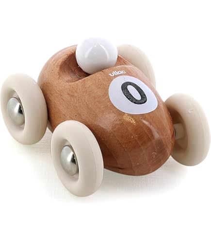 Petite Voiture En Bois Vilac Streamline – Bleu – Jouet Fabriqué En France – Design Unique