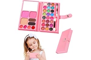 XIONGHONGLONG Set Trucco per Bambini, Trucco Giocattoli, Set di Cosmetici per Bambini, Trucchi per Bambine, Trucco Ragazza Giocattolo per Bambini Trucco Ragazza Giocattolo di Compleanno (A)