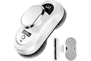 CHOVERY CL-1 Fensterputzroboter, Elektrischer Fensterreiniger mit Fernbedienung, Intelligentes Kantenerkennungssystem Fenstersauger Glasreinigungssroboter, Magnetischer Fensterreiniger