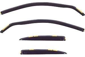 Heko Towequipe HEKO-31135 Getönte Windabweiser für VW Bora 1998-2005, 4 Stück