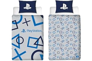 My sweety pop - Bettwäsche - Playstation - 2-teilig - Kinder - Bettbezug Jungen - wendbar - 140 x 200 cm - Kissenbezug - 70 x 90 cm - Bettwäsche - 100 % Baumwolle - Geschenkidee