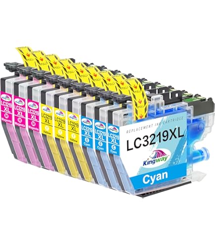Tinta Compatible Brother J6930dw Juego De 4 Cartuchos De Tinta Compatible Para Impresoras Brother MFC-J5730DW Y J6930DW Brother Lc 3219xl