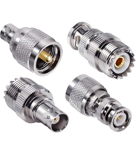 Vhbw Adattatore UHF PL Maschio A TNC - 50 Ohm Per Antenne E GPS - 5