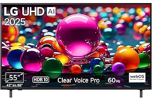 LG 55UA75006LA TV 55 Zoll (139 cm) 4K UHD AI TV (α7 Gen8 4K AI Prozessor, webOS 25, 60Hz) [Modelljahr 2025]