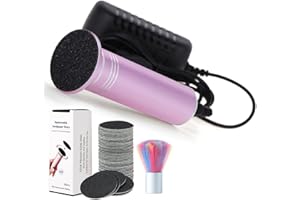 I·B·N G Pedicure Elettrico Professionale Lima Per Piedi, Velocità Regolabile Lime per La Cura Dei Piedi Rimuove La Pelle Secca Calli, Non Alimentato a Batteria (Rosa)