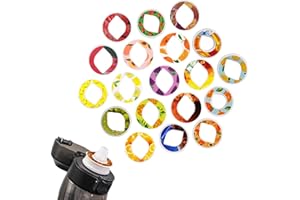 NV GOD 7pcs Water Bottle Pods Flavours,Water Bottle with Flavour Pods Water Bottle with Pods Flavouring Water Bottle Flavour Pods Pack for Pod Set Fruity Scented for Flavor 0 Sugar 0 Calorie Flavour(Random).