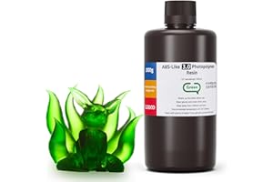 ELEGOO ABS-Like 3.0 3D Drucker Resin Klargrün 1000g, 405nm UV-Härtendes 3D Printer Harz mit Hoher Zugfestigkeit und Biegefestigkeit für MSLA/LCD/DLP 3D Drucker