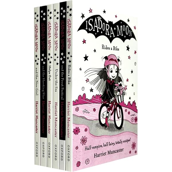 Isadora Moon 5 Books Collection Set by Harriet Muncaster (Goes