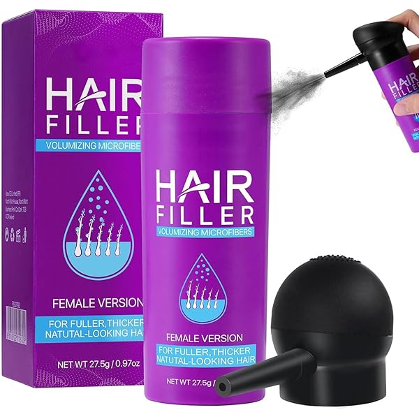 IFUDOIT Haarfasern Dunkelbraun – Keratin-Fasern Mit Applikator, Kaschiert Kahle Stellen, Wasserfest, 27,5 G
