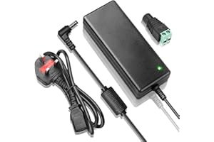 LeTaoXing 12V 10A Power Supply 120W AC to DC Adapter Charger Converter Transformer 5.5x2.5mm for LCD TFT Monitors TVs LED Strip Light LED Driver CCTV Security System LCD Monitor