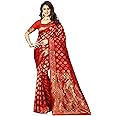 Sugathari Women's Banarasi Saree Pure Kanjivaram Silk Saree Soft new ladies 2023 Design Wear Pattu Sarees Latest Cotton Party Sari collections With Blouse Piece for Wedding sadi (PARI 72 R BLUE)