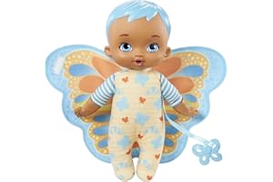 My Garden Baby Bambola Farfalla Al Profumo Di Gelsomino Morbida E Con Ali Di Peluche, Giocattolo Per Bambini 18+ Mesi, Hbh38, Blu