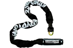 Kryptonite Catena integrata Keeper 785 | Catena antifurto per bici | Livello di sicurezza 5/10 | Offre una sicurezza supplementare per la tua bicicletta | Lunghezza 85 cm | Colore Nero