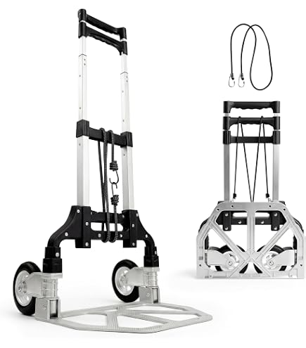 Carrello Pieghevole YEAUPE PRO - Portata 200 Kg, 230 Litri, Ruote Larghe, Freni, Per Spiaggia, Campeggio, Giardino
