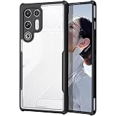 GIOPUEY para Nubia RedMagic 11 Air Funda, Carcasa Dura de PC + TPU Suave, Funda Mate, Airbag Antica&iacute;das, Sin Amarilleo - Blac