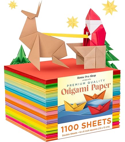 Lot De 100 Feuilles Origami Colorées - Papier Millimétré