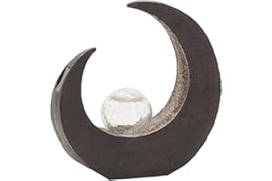 LAMPENWELT Lampada solare 'Adem' (Moderno) colore Marrone, (1 luce, lampadina inclusa) di Lindby | lampada decorativa, lampada solare