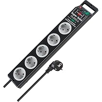 Ultra ALU 8-fache Steckdosenleiste 2,5m Netzkabel Sternverdrahtet Wattgate 185578742697
