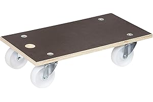 WAGNER Carrello da trasporto MM 1111 I 57,5 x 30 cm - per scatole pesanti e mobili I portata 400 kg I foro di trasporto I superficie antiscivolo I certificato FSC® - 20111101