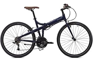 BICKERTON Folding Bike, Lightweight Adult Bike With Speed Gear, Classically Designed Fold Up Bike, Compact & Reliable Foldable Bike To Get You Moving, Quick & Easy Fold Bicycle