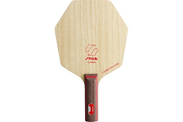 Stiga Clipper Cybershape® - Bois de Tennis de Table Offensif avec Forme Unique pour Plus de Puissance et de Contrôle
