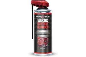 WerkXheld Kontaktspray 400ml – Effektiver Elektronikreiniger Kontaktspray für Elektronik Auto, Platinenreiniger, Kontakt-Spray