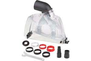 Aidelife Angle Grinder dust Collection Attachment, Cutting dust Shroud 4 inch to 5 inch AD-1803125