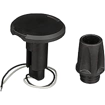 Base Lumière Marine Attwood LightArmor - 2 Broches Noir Goutte D'Eau