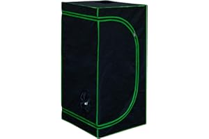 80 x 80 x 180cm Hidroponía Grow Tent Caja de Cultivo Interior Invernadero Tienda de Cultivo Gabinete de cría Kingpower