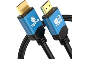 Kabel HDMI 4K 5 m kabel HDMI kabel od True HQ | Ultra wysoka prędkość 18 Gb/s HDMI 2.0 przewód Ethernet | 4 k@60 Hz Ultra HD UHD 2160p HD 1080p ARC 3D | PS5/PS4/PS3 Xbox One/Series X CCTV projektor PC SKY Q Fire TV OLED