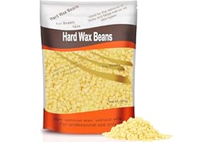 MILUKON Wax Beads, Professional Hard Wax Beads 500g Hair Removal for All Body, Brazilian Bikini Face Legs Eyebrow Painless As a Gifts for Women & Men (Honey)