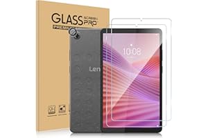 ELYCO Protection Écran en Verre Trempé pour Lenovo Tab One/Tab K9 8.7 Pouces, 2 Pièces Film de Protection + 1 Pièces Caméra Arrière Protecteur, 9H Dureté Anti Rayures, Facile à Installer, HD Clair