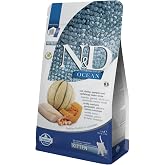 N&amp;D Ocean Kuru Kedi Maması, Morina Balığı, Karides, Balkabağı ve Kavunlu, Yavru Kedi, 1.5 kg
