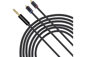 okcsc MMCX Wire Earphones Upgrade Cable with Balance 4.4mm Plug Silver Plated,HD2M HiFi Detachable Extension Cord Replacement Earbuds Exchange Nylon OFC Cable for SE Series Detachable SE215 SE315