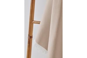 textil-home Funda Multiusos Foulard Cubre Cama Martina - 230x285 cm - para Funda Sofa 3 Plazas, Protector Cubre Sofa. Color Camel