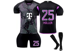 MOBILIA Trikot Fussball Jungen Kinder Fußballtrikot Fussball Jersey Football Trikots Kinder und Erwachsene Trainingsanzug Tshirt, Shorts und Socken Fußballtrikot für Kinder