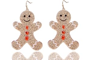RHZXD Ohrringe Weihnachten, Weihnachtsohrringe, Kreativ Weihnachten Ohrringe, Cute Dame Weihnachten Ohrringe, Weihnachten Schmuck Geschenk