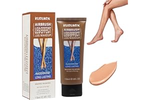 KUIRUNRX® Lotion Maquillage des Jambes Résistant à l'eau, Lotion de Maquillage des Jambes Résistant à L'eau pour les Varices, Pour le Maquillage du Corps, Pour Dissimuler les Tatouages (Bronze)