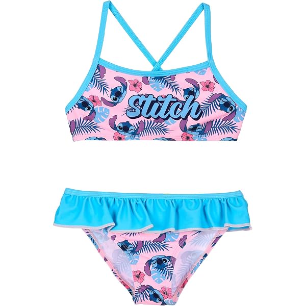 Characters Cartoons LOL Surprise - Costume Bikini 2 Pezzi Mare Piscina