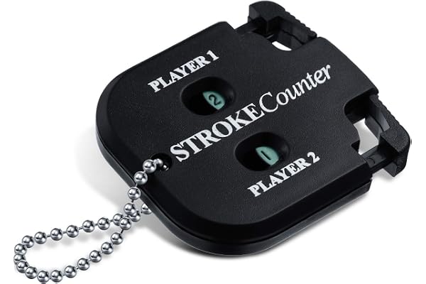Skylety 2 Joueurs Compteur de Coups Indicateur de Score de Golf 2 Chiffres Mini Compteurs de Score de Golf Carrés Compte de Golf de Buteur Pratique pour Gardien de Scores de Golf