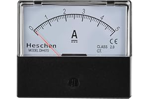 Heschen Ampèremètre DH-670 DC 0-5A Classe 2.0 Certifié CE