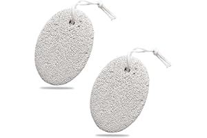 zoerbufan 2 Piezas Piedra Pómez Natural, Elimina Durezas y Callosidades de Pies y Manos, Herramientas de Pedicura de Lava para Eliminar la Piel Muerta