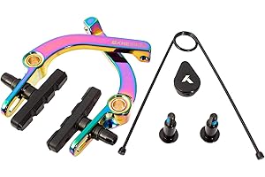 KHEBIKES KHE BMX U-Brake 7005 Aluminium Oil Slick with Spring Hanger Spring Only 188 g