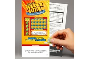 GHIBLI 5 Biglietti Gratta e Vinci per Chiedere Vuoi Essere Il Mio / La Mia Testimone? Idea Regalo Emotiva e Divertente Proposta Originale Nascosta da Grattare Finta Lotteria con Sorpresa da donare con stile