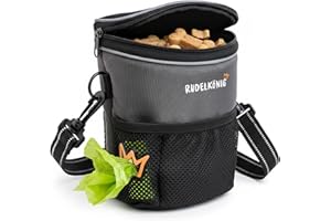 Rudelkönig Sac friandise chien - Sacoche friandise chien - Pochette friandise chien - Sac de dressage multifonctionnel