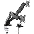 N,Star 91-LDT13C024 Dual-screen LCD stand two-screen desktop universal rotary lift bracket Dual Monitor Gas Spring Interactive Counterbalance Full Motion Monitor Stand Desk Mount Supports 2 Screens
