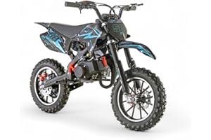 ‎KXD KXD 703 2Takt - 4Takt 49ccm Dirt Bike Dirtbike CrossBike Enduro DirtBike pocket 49cc Pitbike PocketBike Motocross Motorrad Motorbike Motorsport Pocket (Türkis, KXD 703A 2Takt)