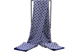 Leisofter Sciarpe Uomo Sciarpa di Seta di Lusso per Uomo, Scialle Avvolgente per Abbigliamento da Lavoro Regalo per Uomo, Fazzoletto da Collo Lungo per Inverno, Primavera, Autunno
