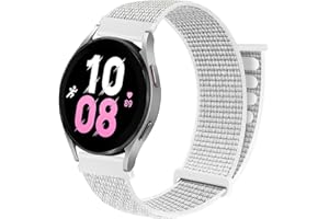 VELULYX Pasek 20 mm kompatybilny z Samsung Galaxy Watch 4 / Galaxy Watch 4 Classic / Galaxy Watch 5 / Galaxy Watch Active 2, sportowy pasek zamienny z nylonu do Galaxy Watch 3 41 mm / Gear Sport